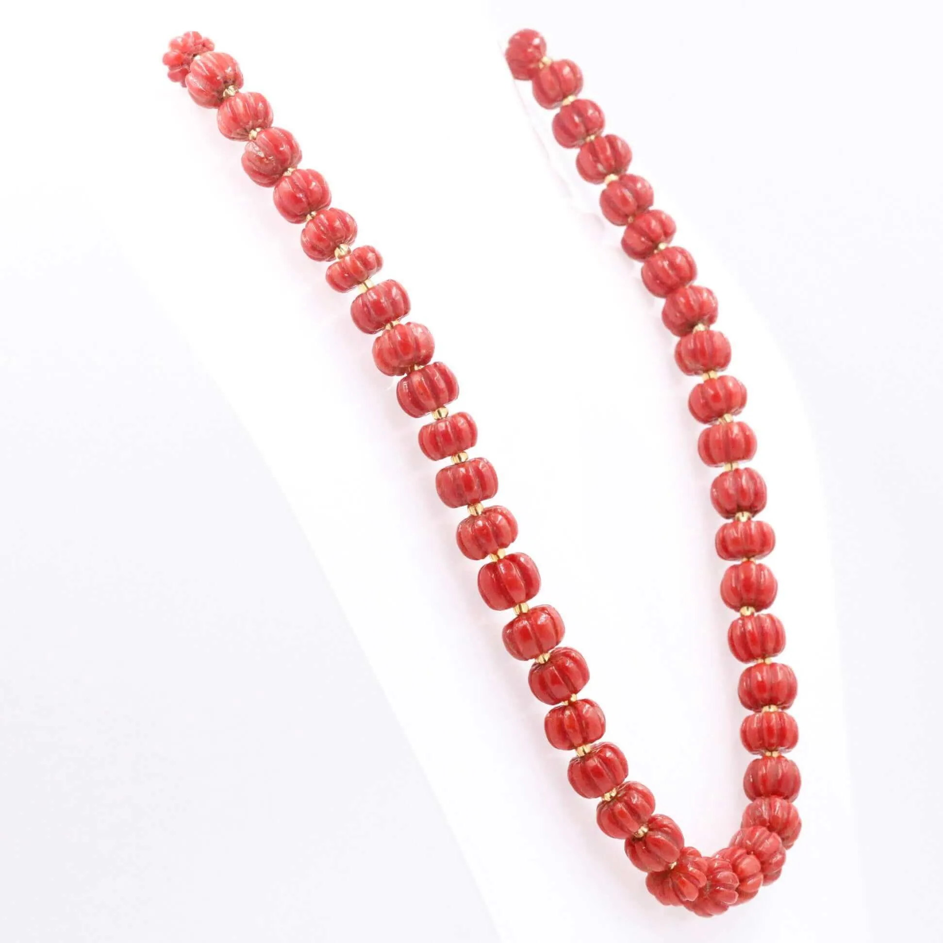100% Natural Red Italian Coral Necklace SKU: 6143197