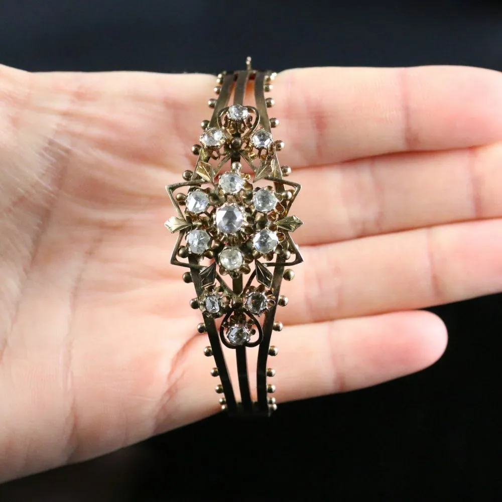 Antique Georgian Diamond Bangle - Circa 1800