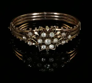 Antique Georgian Diamond Bangle - Circa 1800