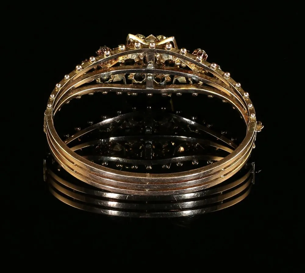 Antique Georgian Diamond Bangle - Circa 1800