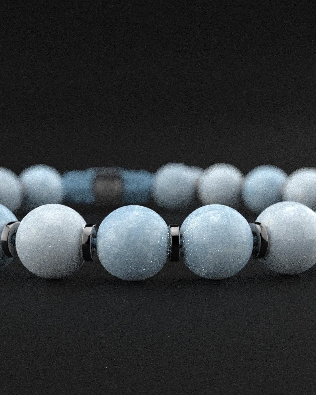 Aquamarine Bracelet 8mm | Prayer
