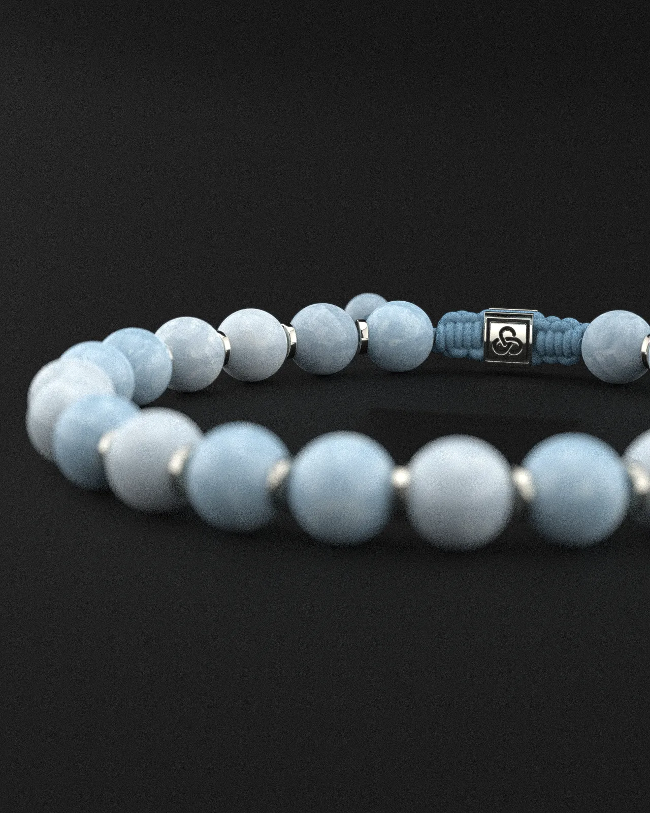 Aquamarine Bracelet 8mm | Prayer
