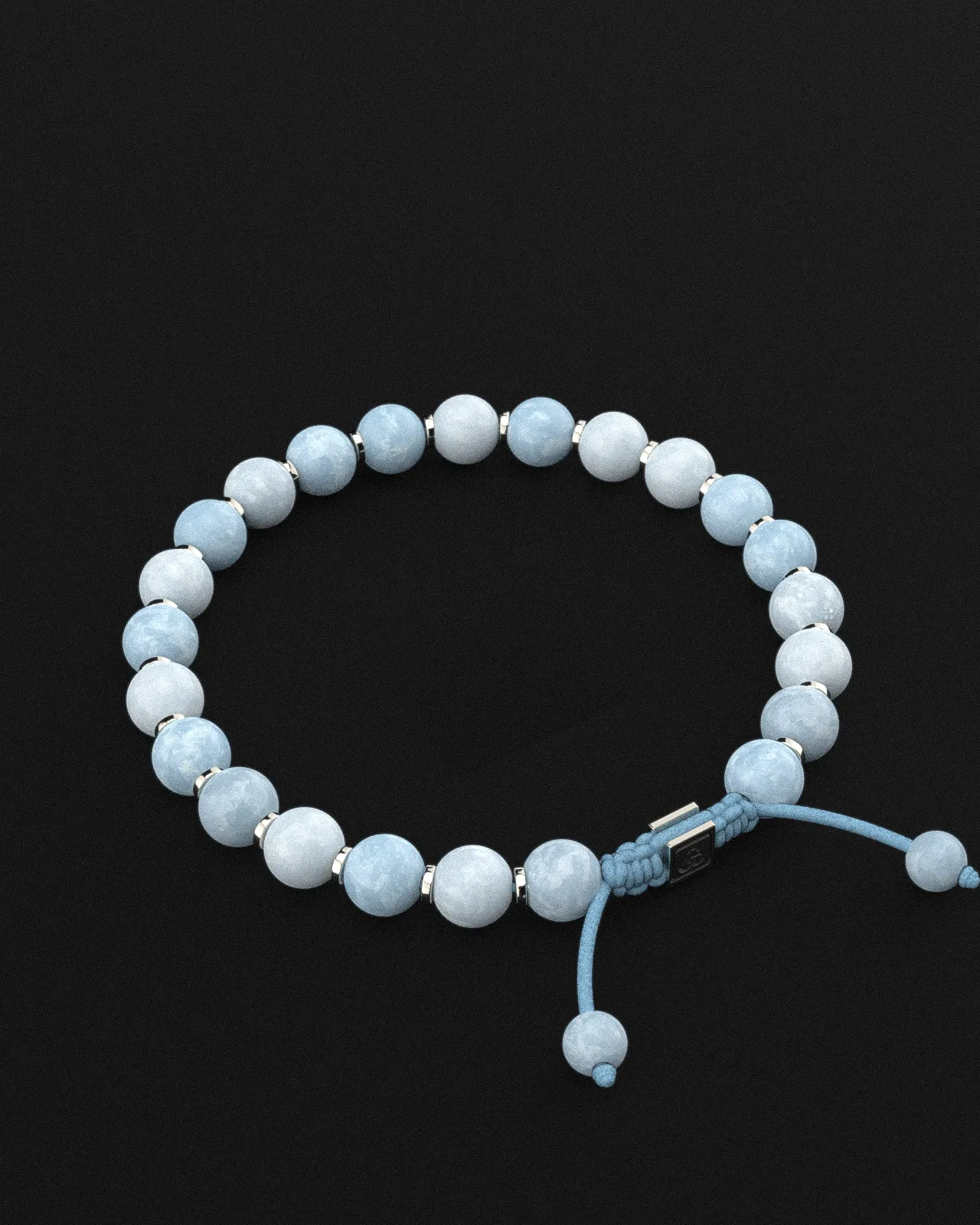 Aquamarine Bracelet 8mm | Prayer