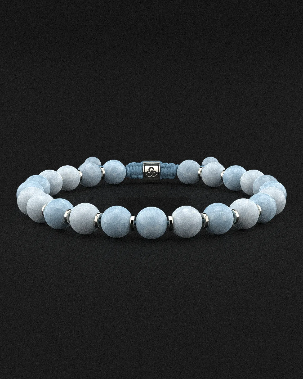 Aquamarine Bracelet 8mm | Prayer