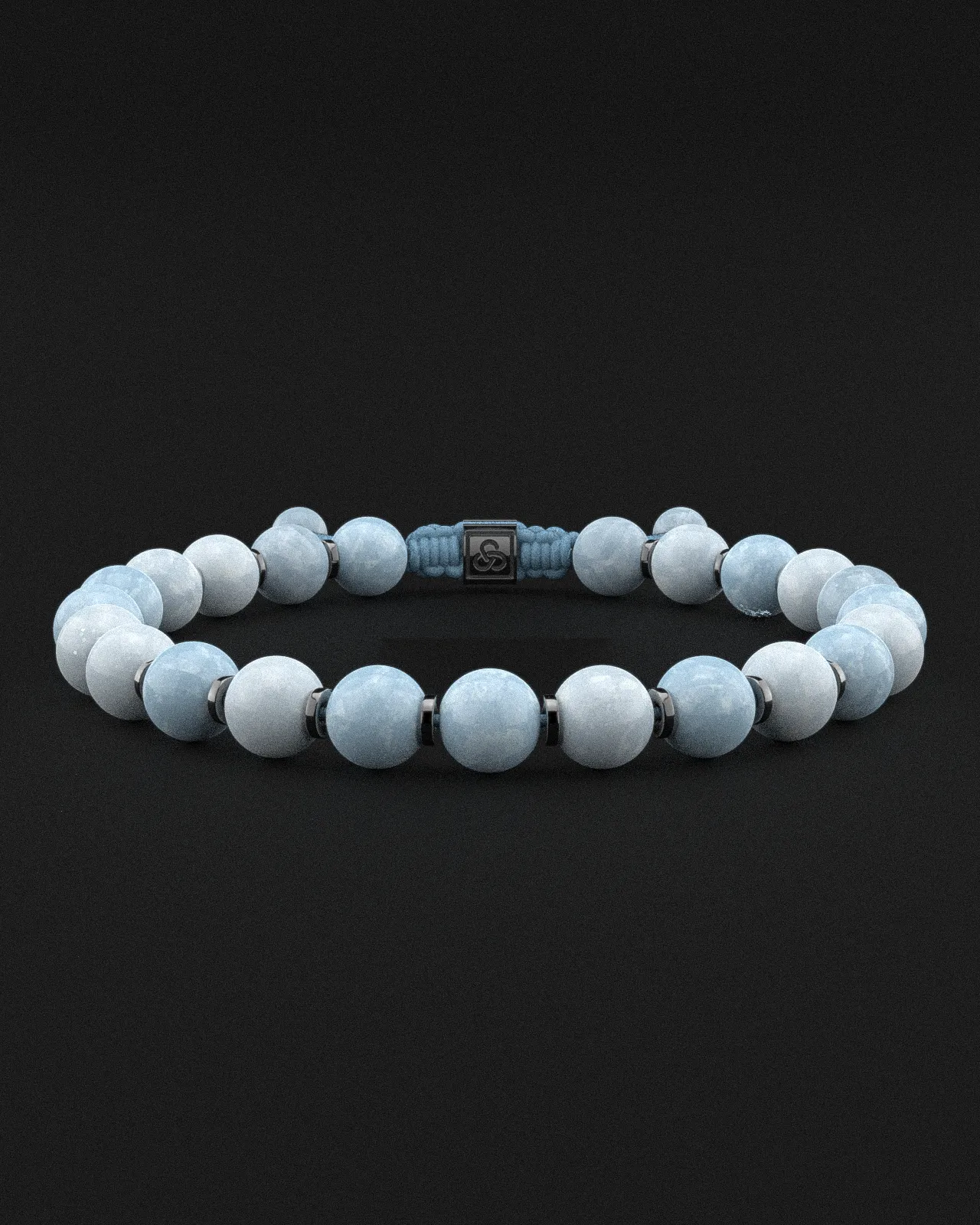 Aquamarine Bracelet 8mm | Prayer