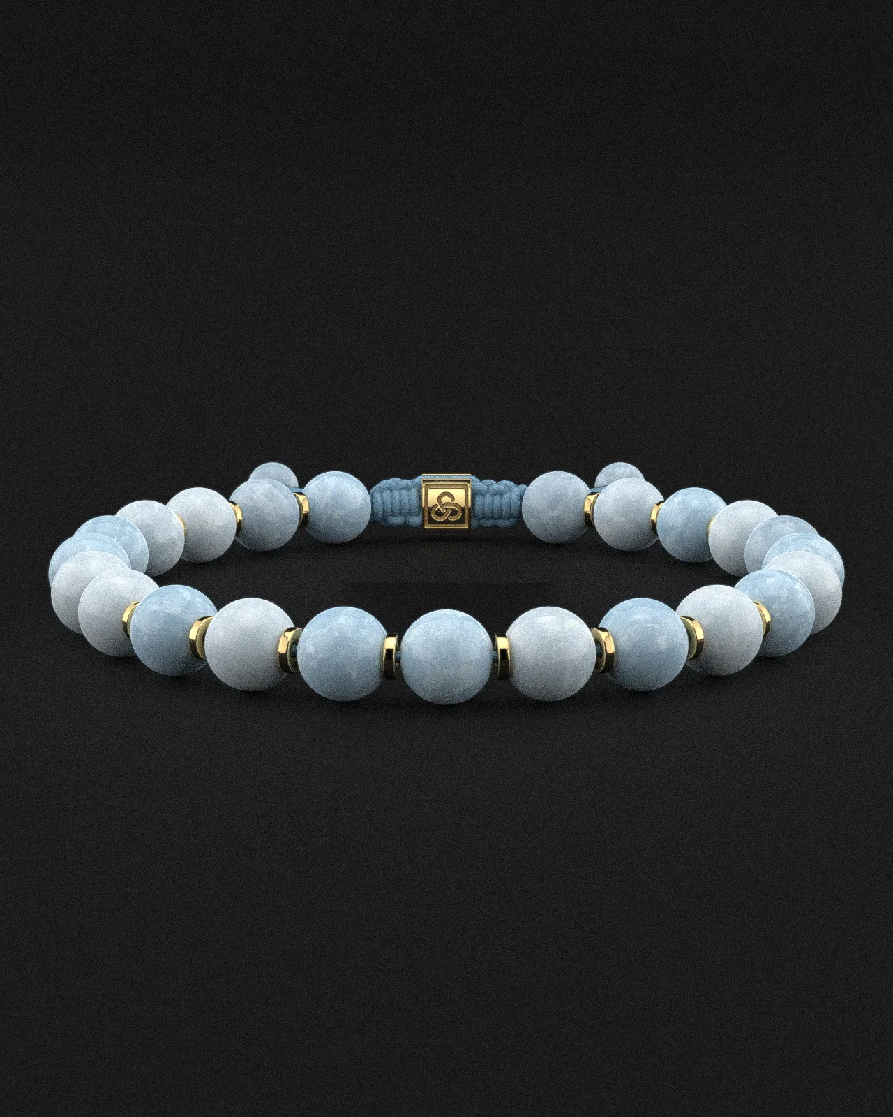 Aquamarine Bracelet 8mm | Prayer