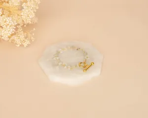 Aquamarine Chipped Bracelet