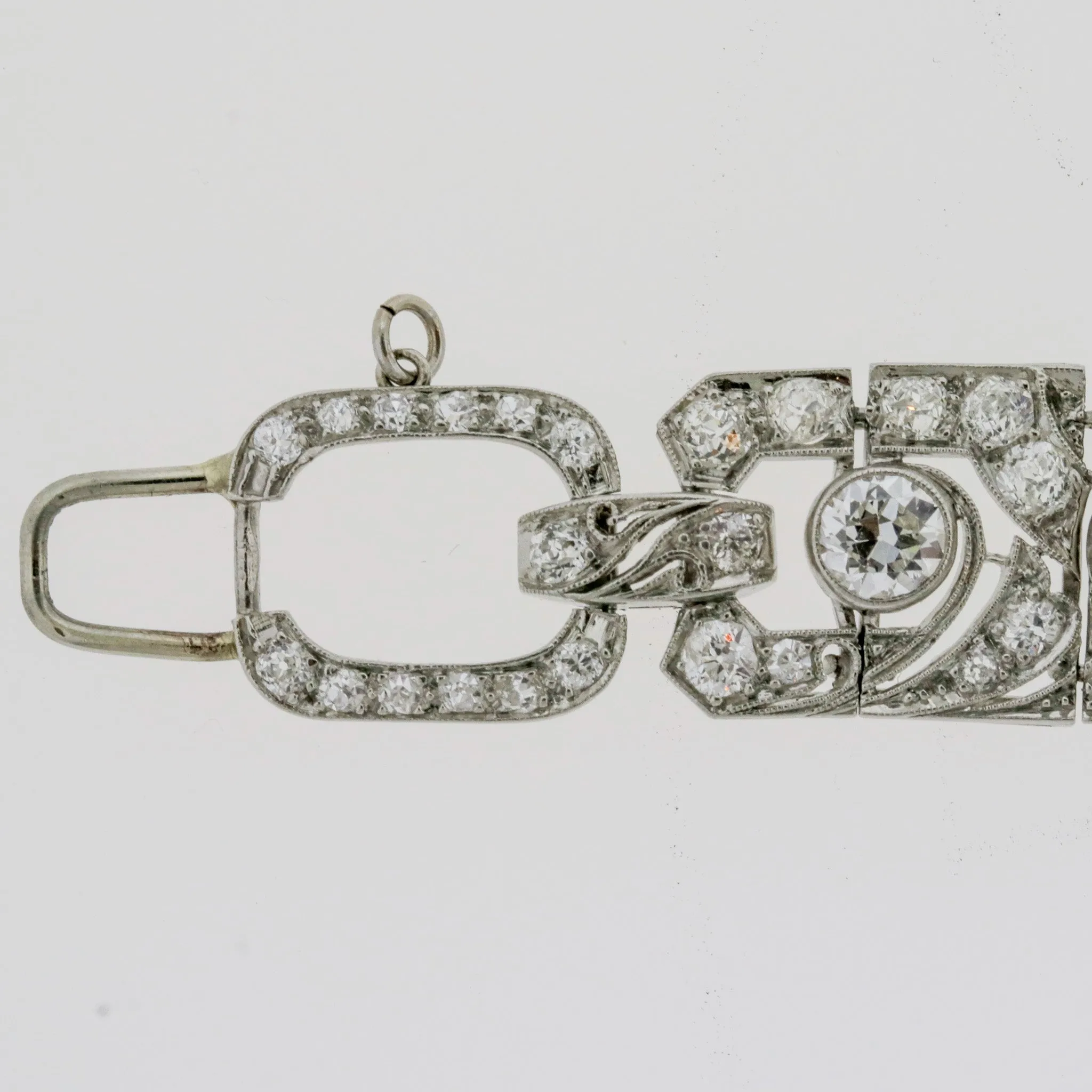 Art Deco Antique Diamond Platinum Bracelet