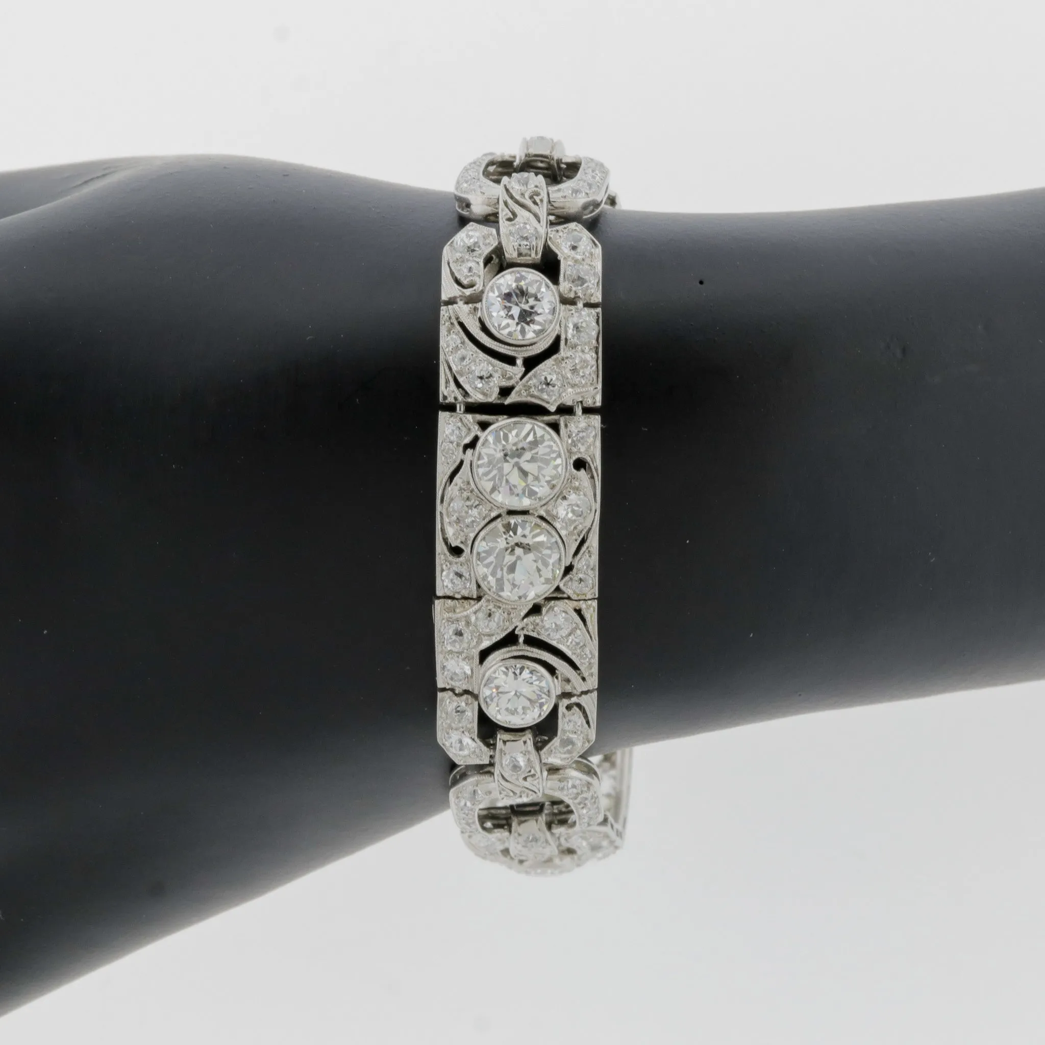 Art Deco Antique Diamond Platinum Bracelet