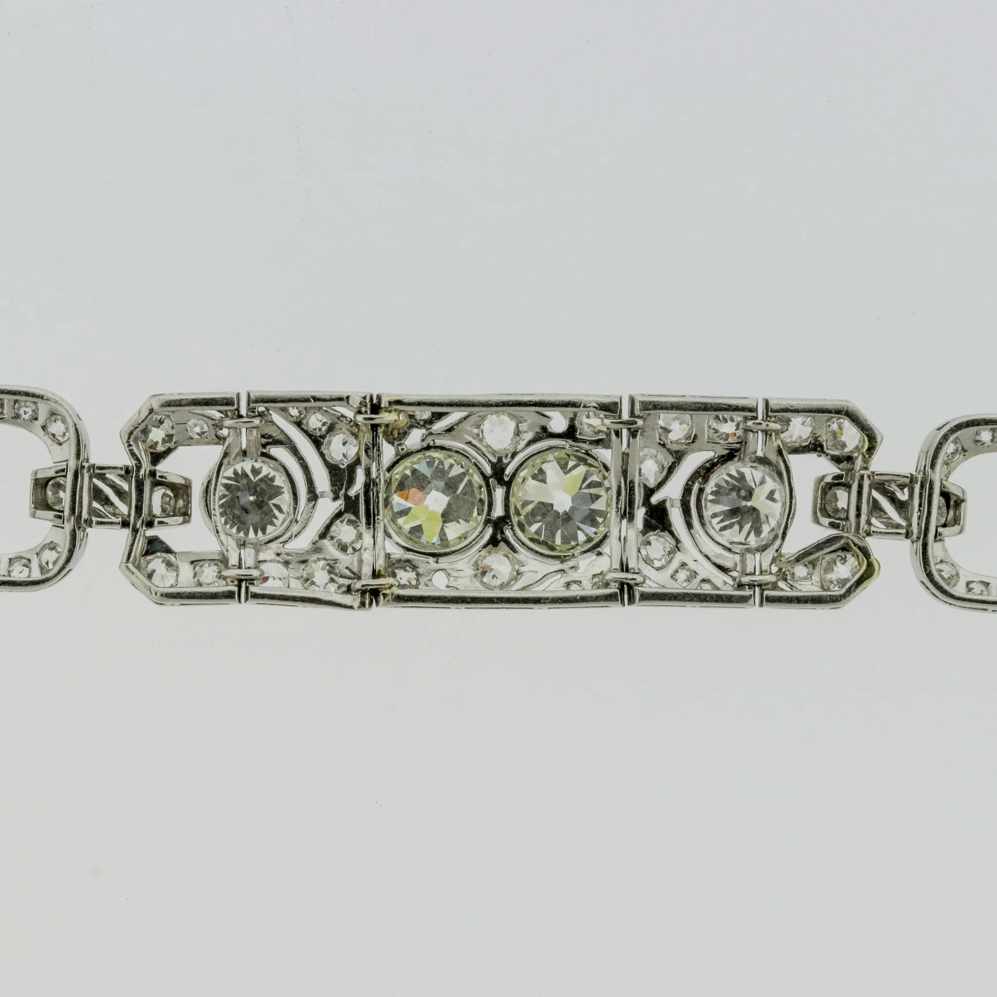Art Deco Antique Diamond Platinum Bracelet