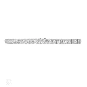 Art Deco diamond line bracelet