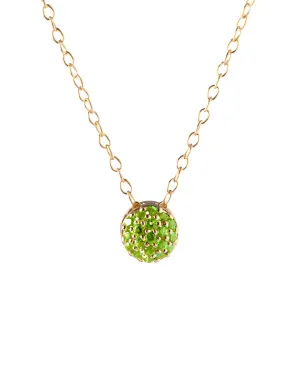 August Birthstone Dot Pendant