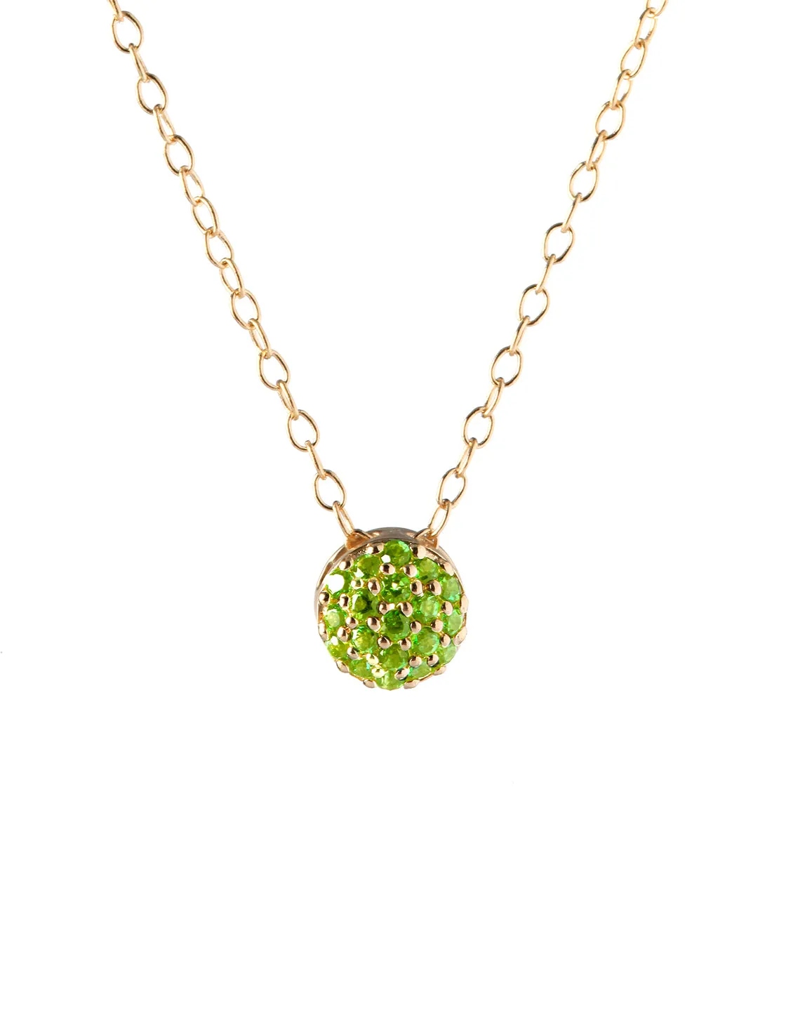 August Birthstone Dot Pendant