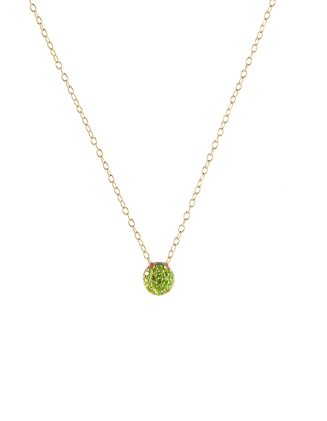 August Birthstone Dot Pendant
