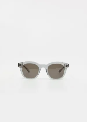 B0014 Sunglasses — Clear Grey / Peridot, Brown