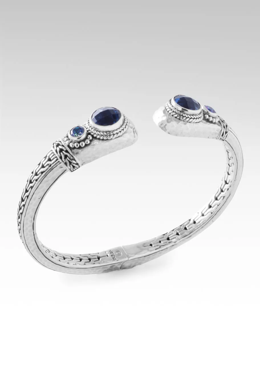 Beacon of Courage Tip-to-Tip Bracelet™ in Blue Violet Fluorite