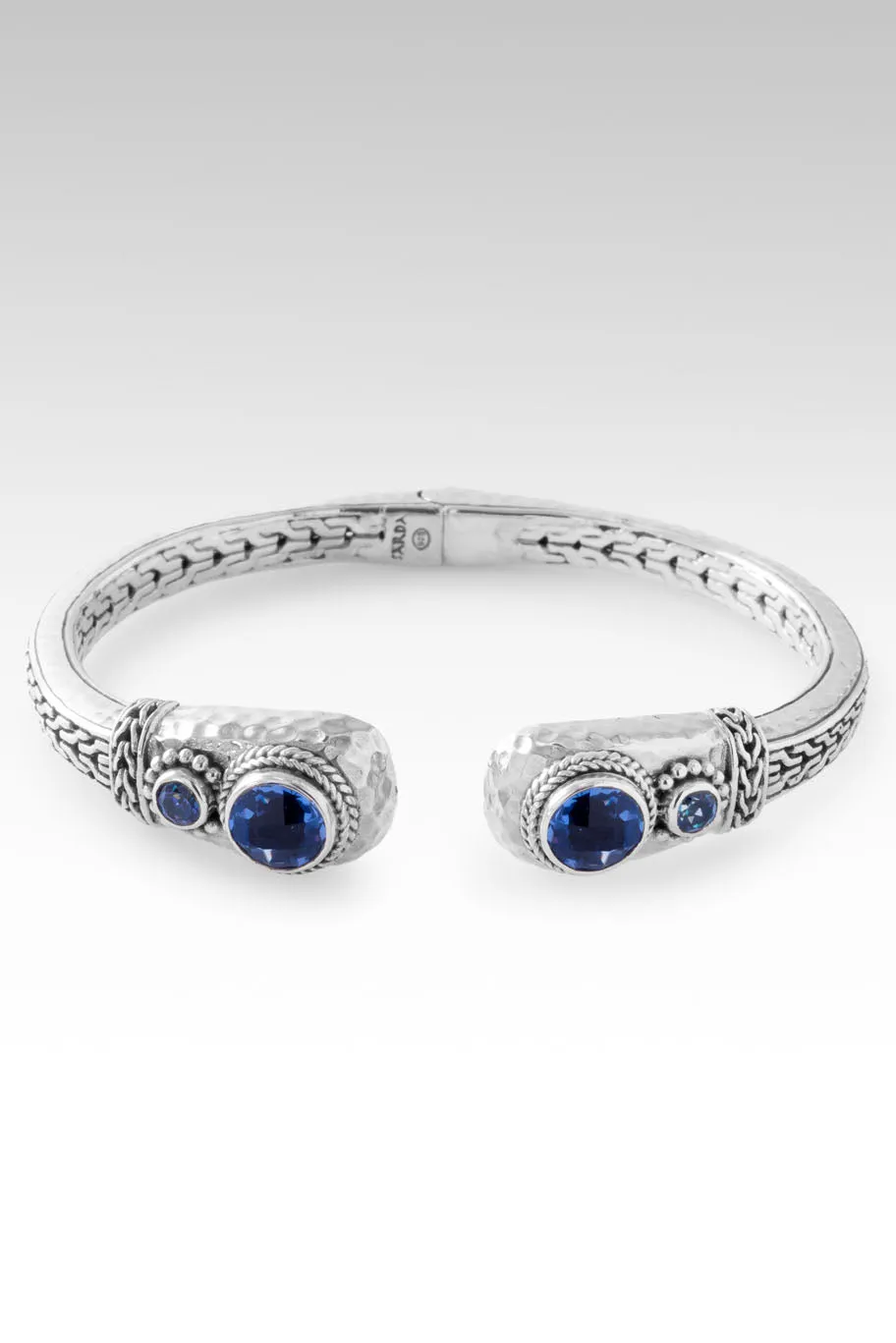 Beacon of Courage Tip-to-Tip Bracelet™ in Blue Violet Fluorite