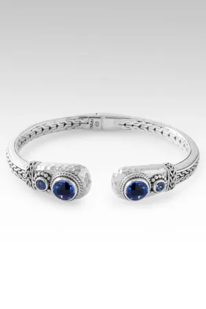 Beacon of Courage Tip-to-Tip Bracelet™ in Blue Violet Fluorite