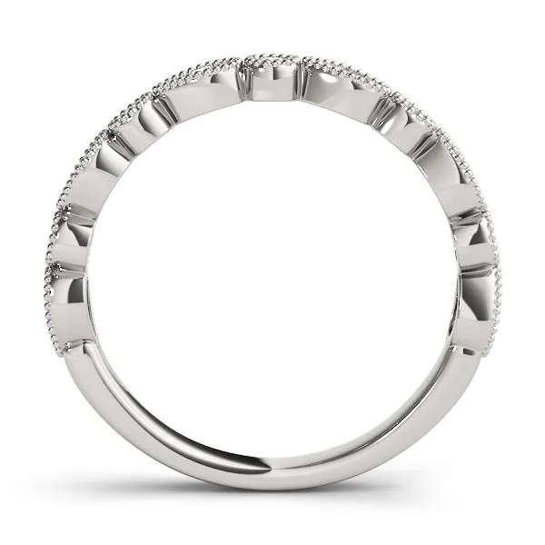 Bella Women's Diamond Stacker Wedding Ring