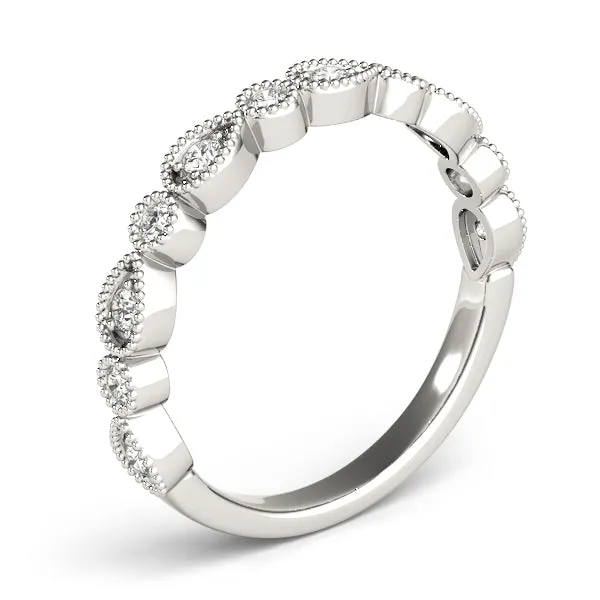 Bella Women's Diamond Stacker Wedding Ring