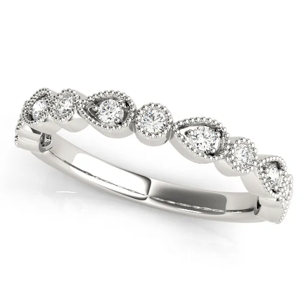 Bella Women's Diamond Stacker Wedding Ring
