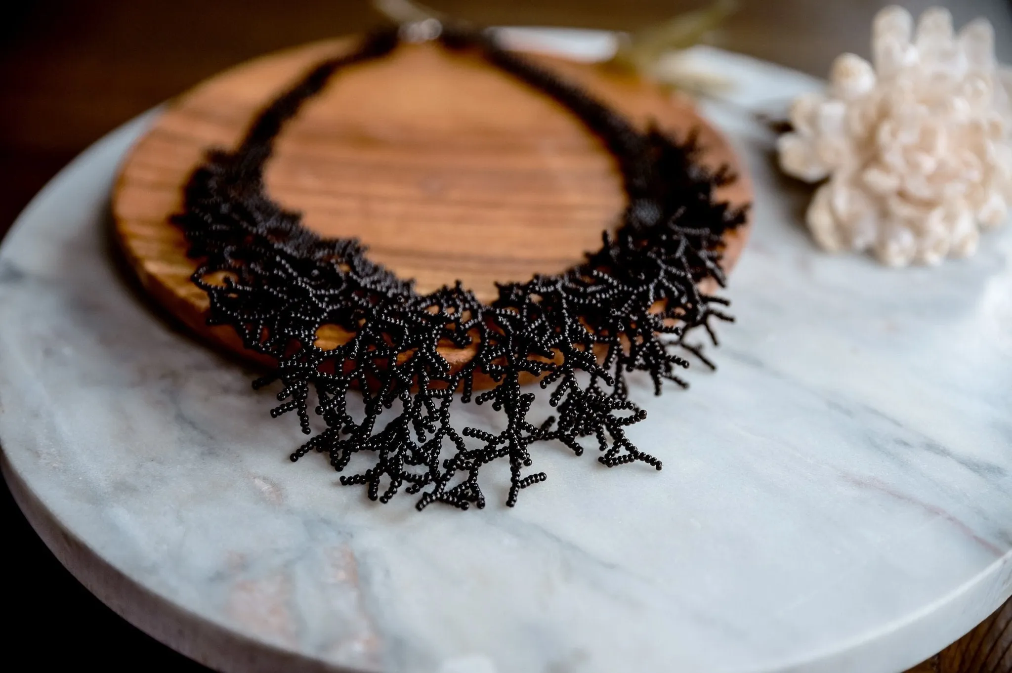 Black Coral Necklace