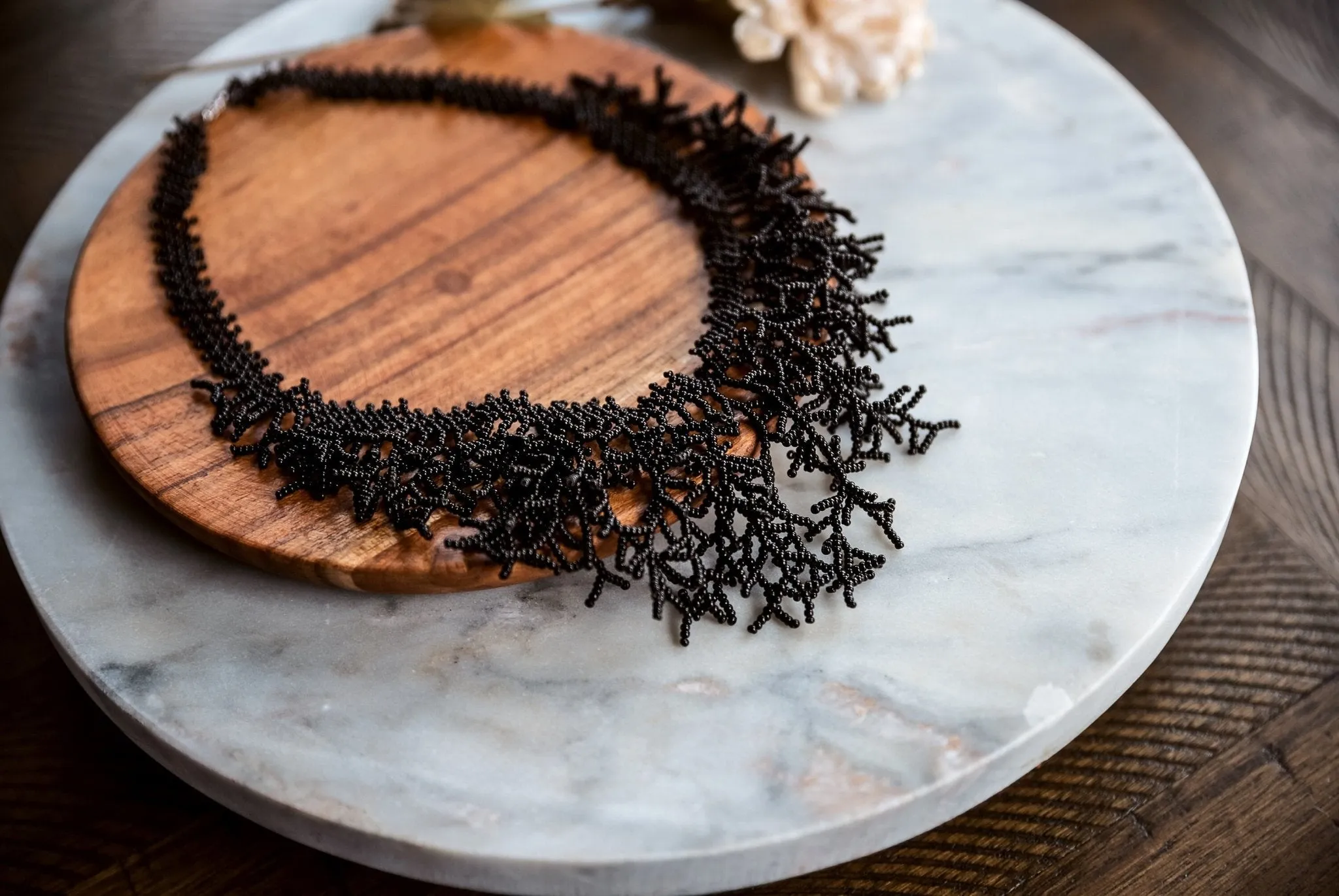 Black Coral Necklace