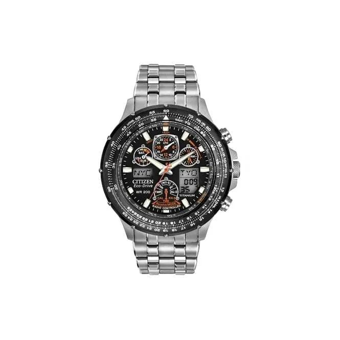 Citizen Men's Eco-Drive Titanium Skyhawk A-T Watch JY0010-50E