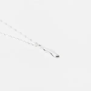 Coral Shell Necklace in Silver
