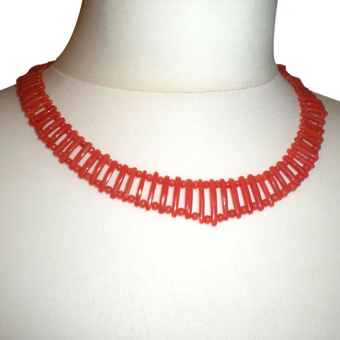 Coral Statement Necklace