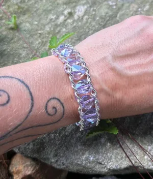 Crystal heart bracelet