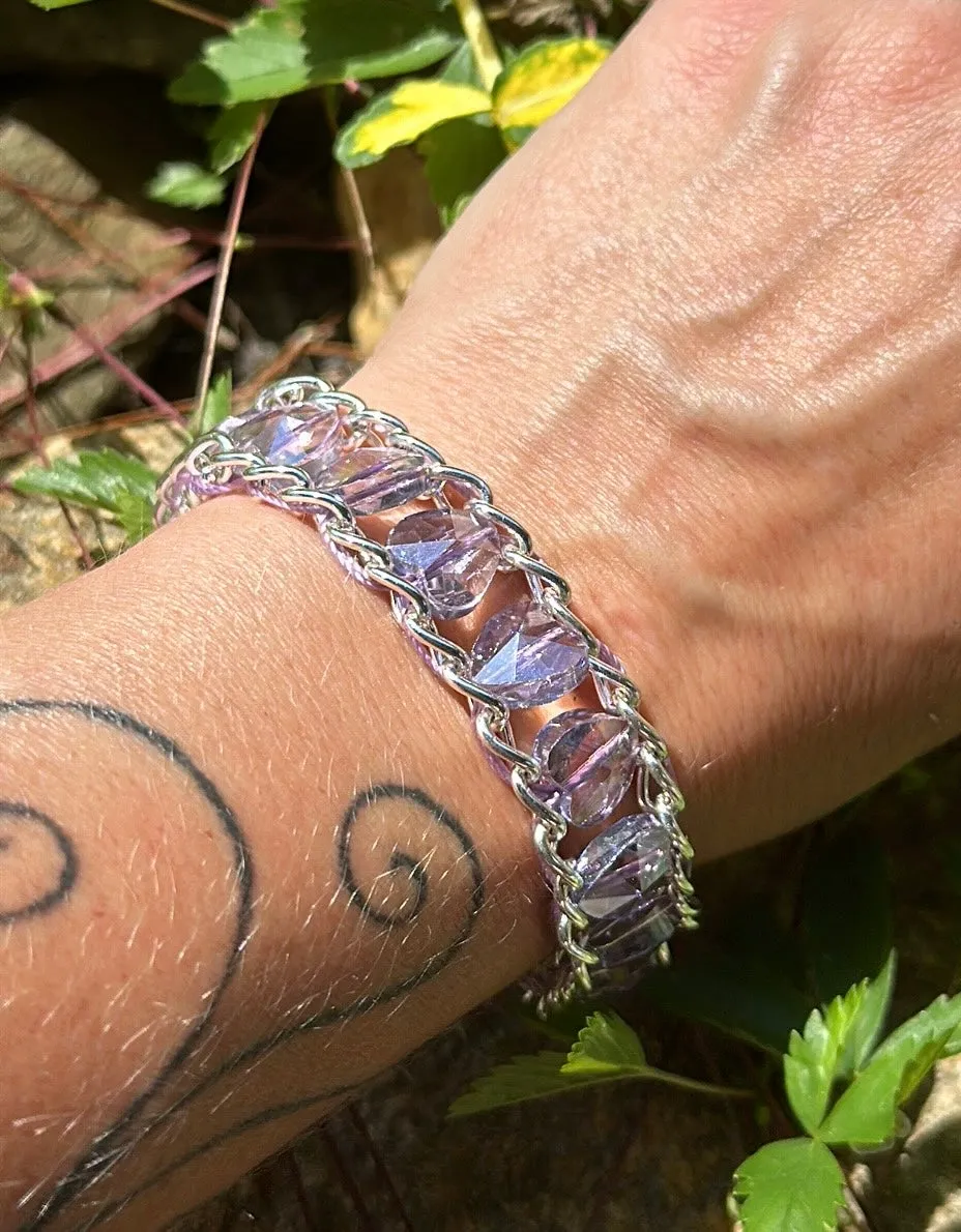 Crystal heart bracelet