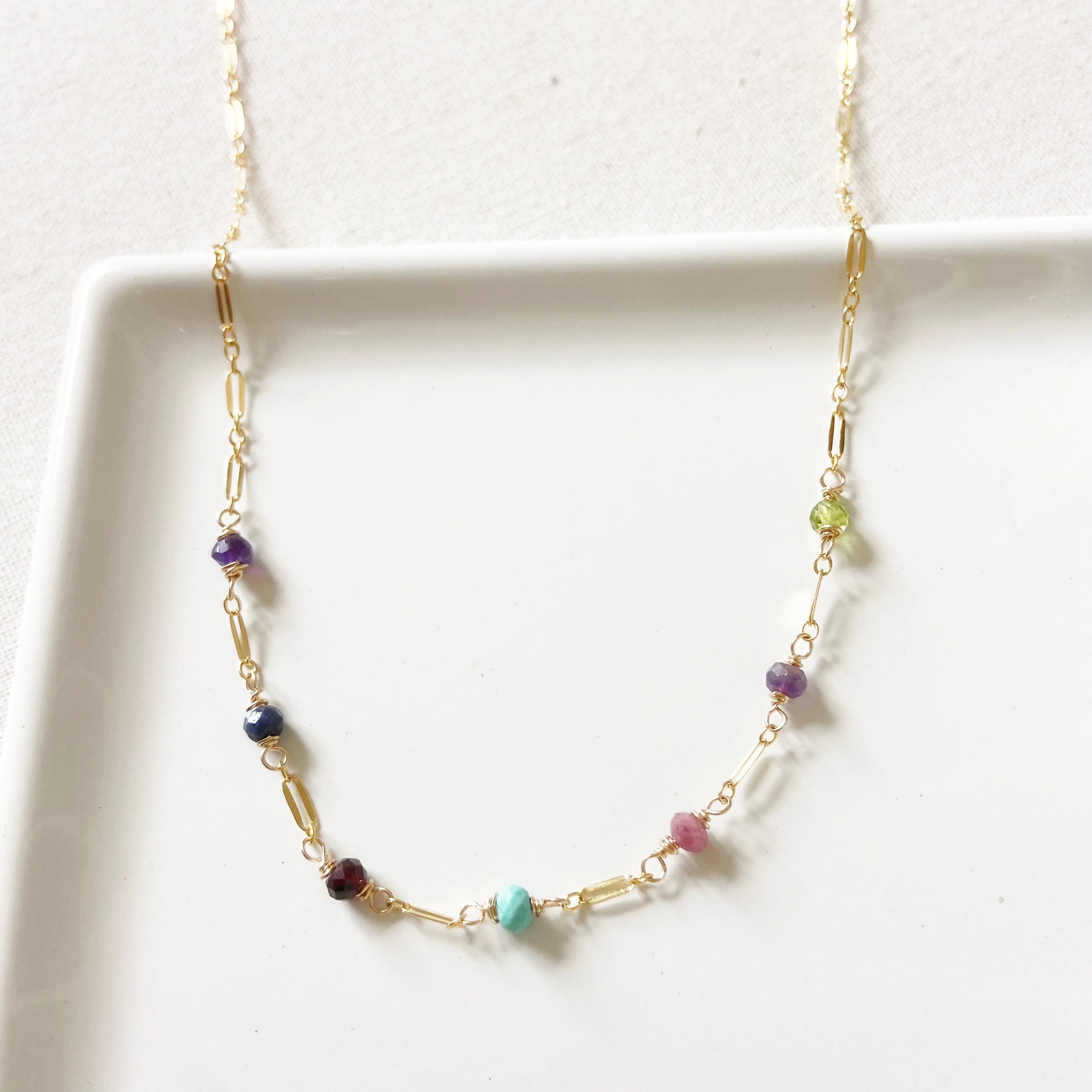 Custom Birthstone Jewelry - August - Peridot
