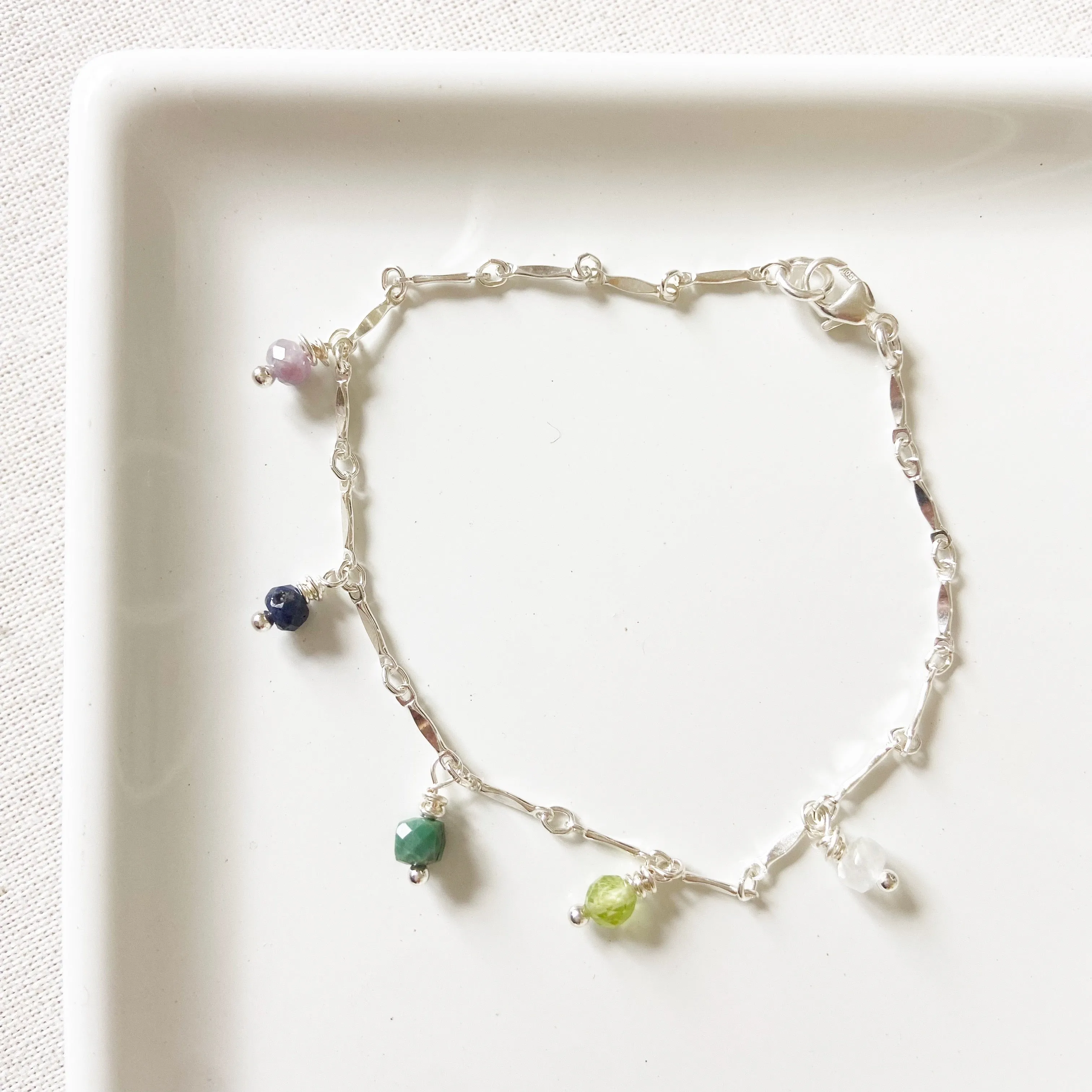 Custom Birthstone Jewelry - August - Peridot