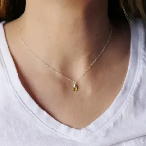 Dainty Peridot Necklace