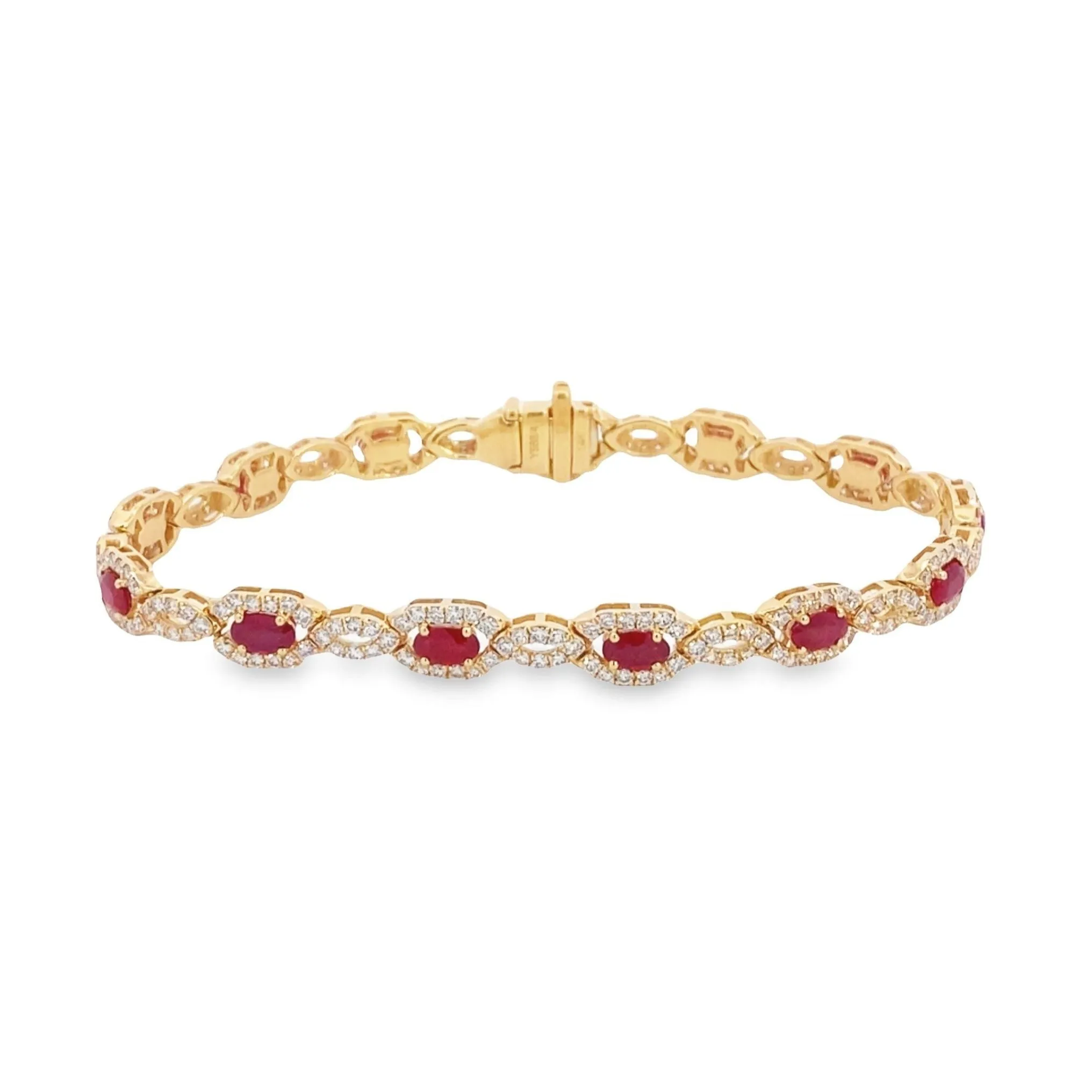 Diamond and Ruby Vintage Bracelet
