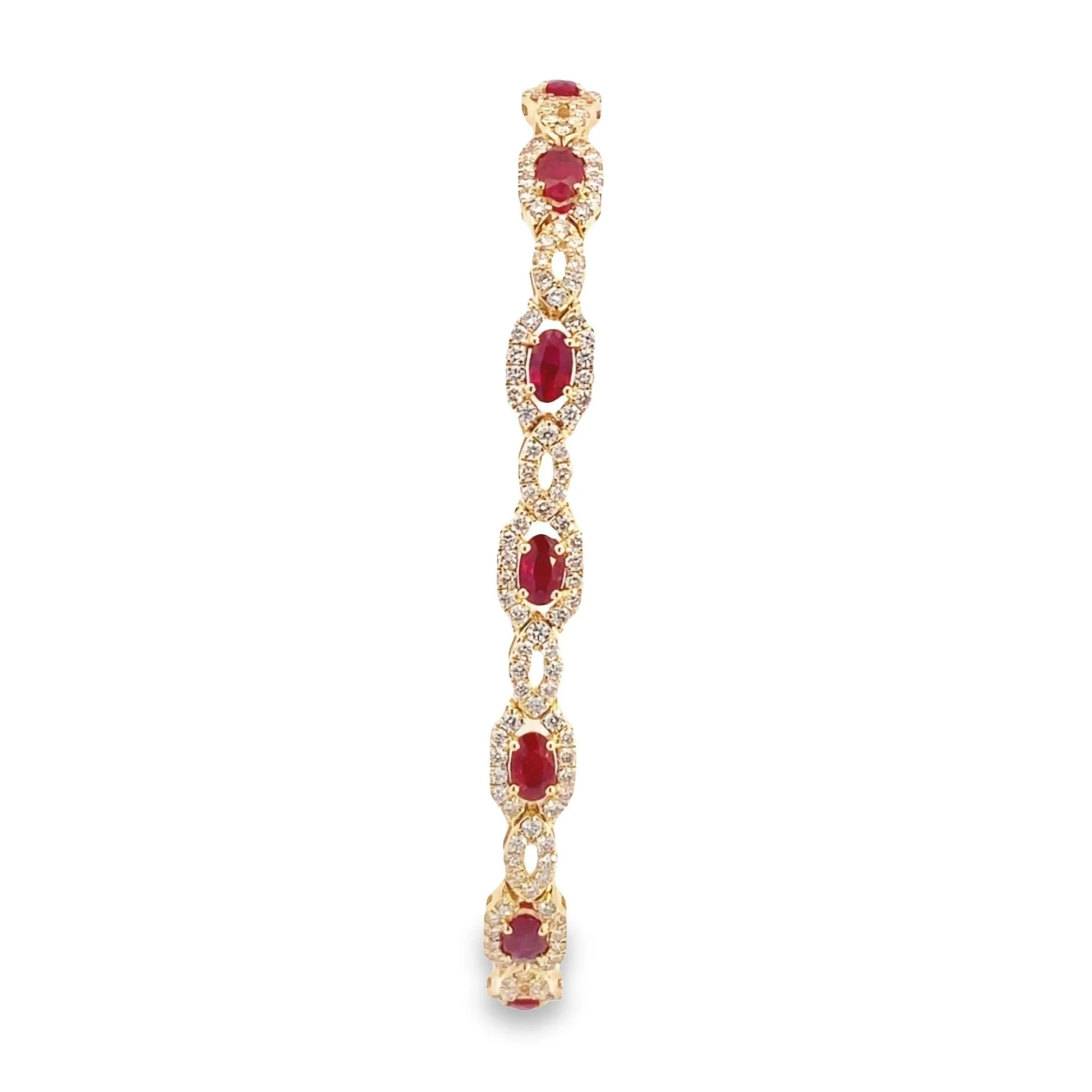 Diamond and Ruby Vintage Bracelet