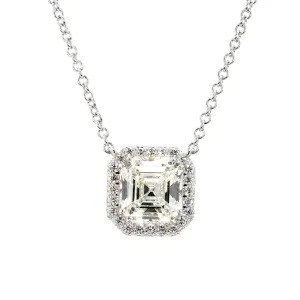 Diamond Halo Necklace