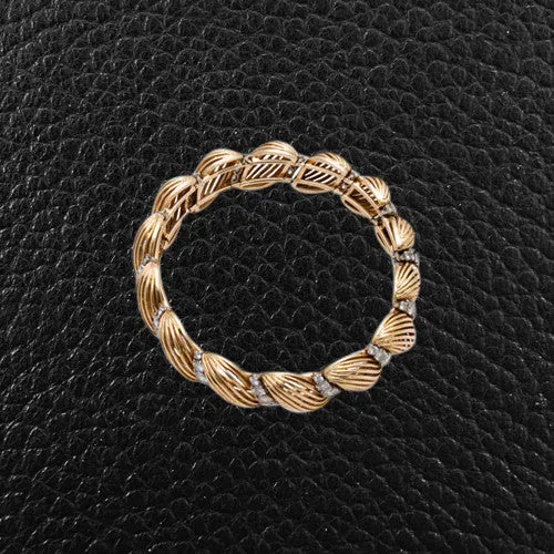 Diamond, Platinum & Yellow Gold Bracelet