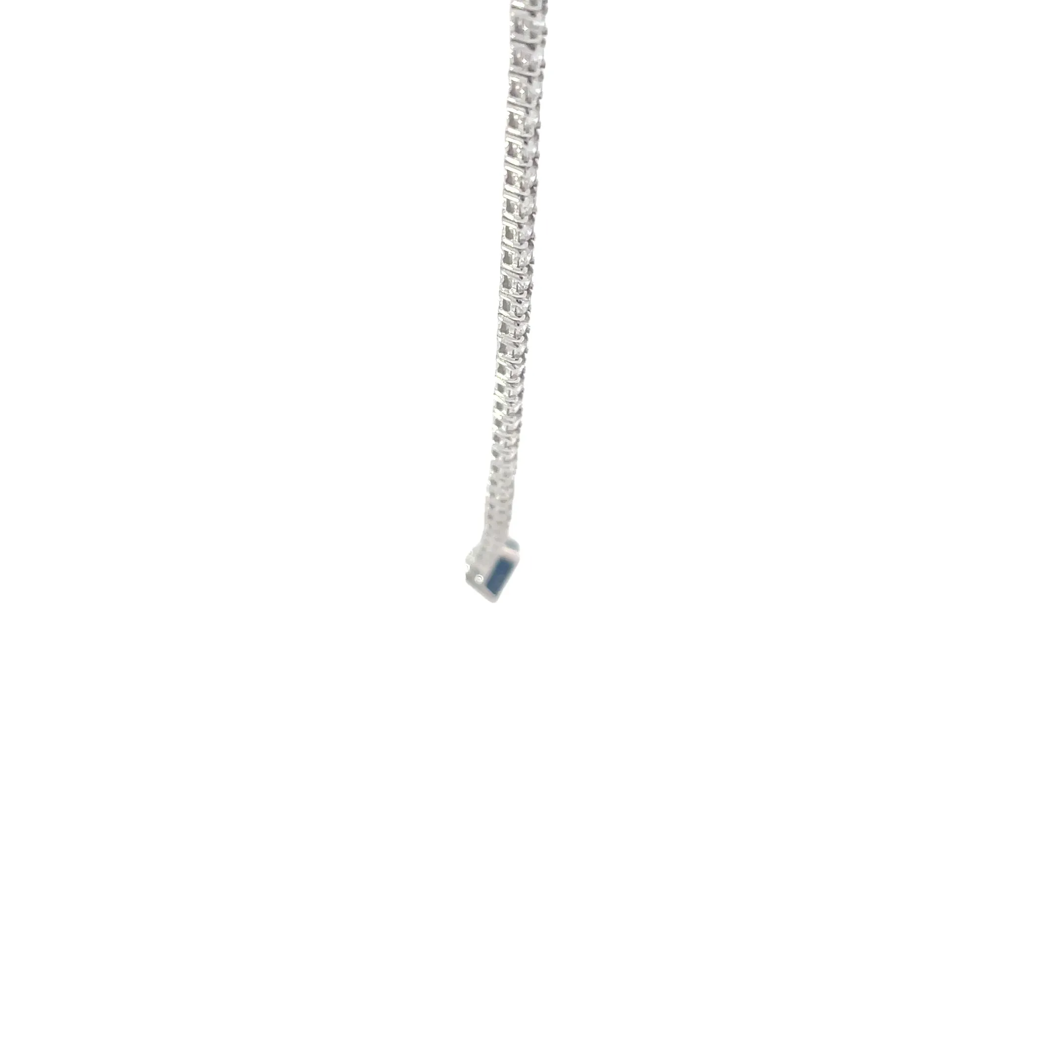 Diamond Sapphire Tennis Necklace