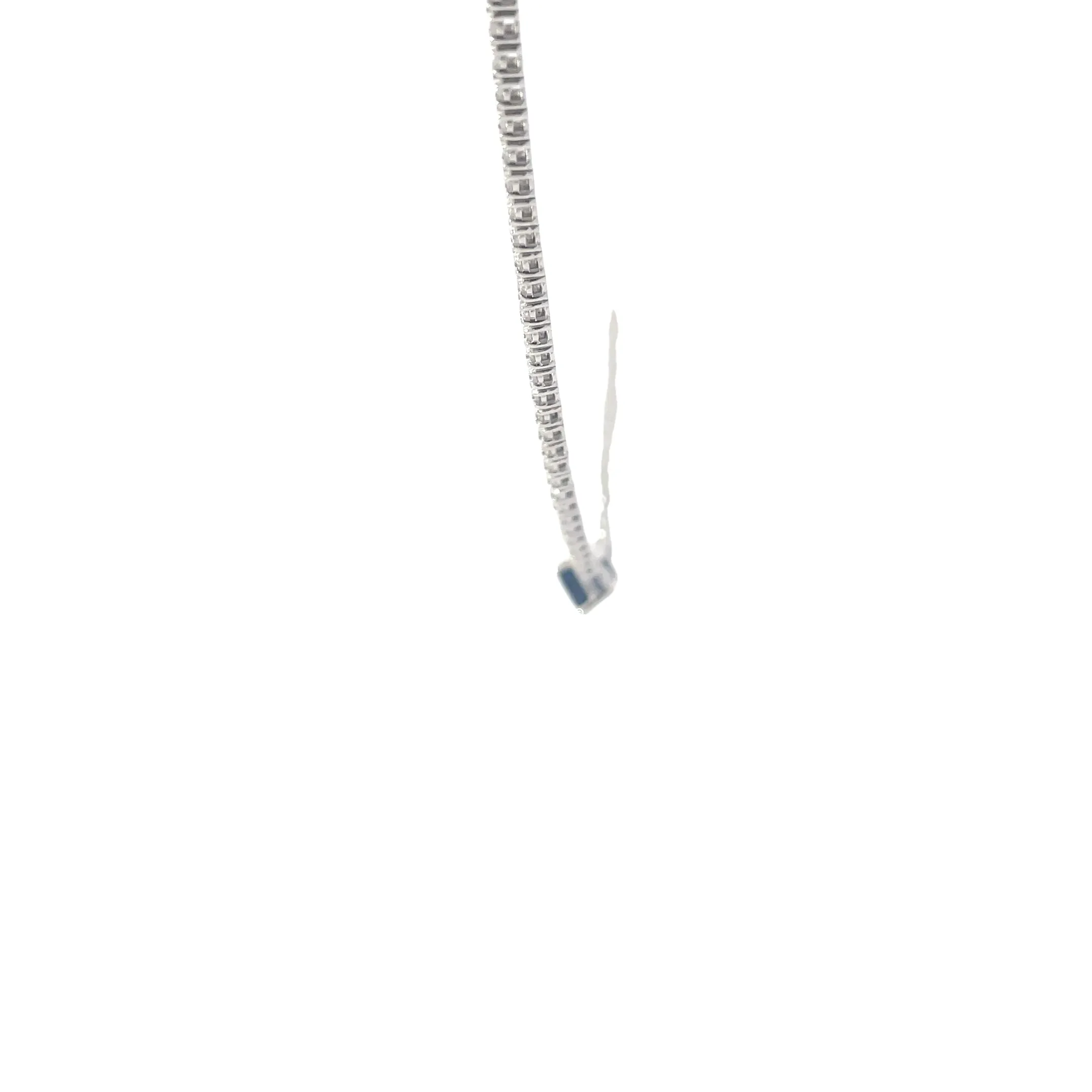 Diamond Sapphire Tennis Necklace