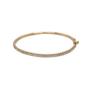 Diamond Set Bangle