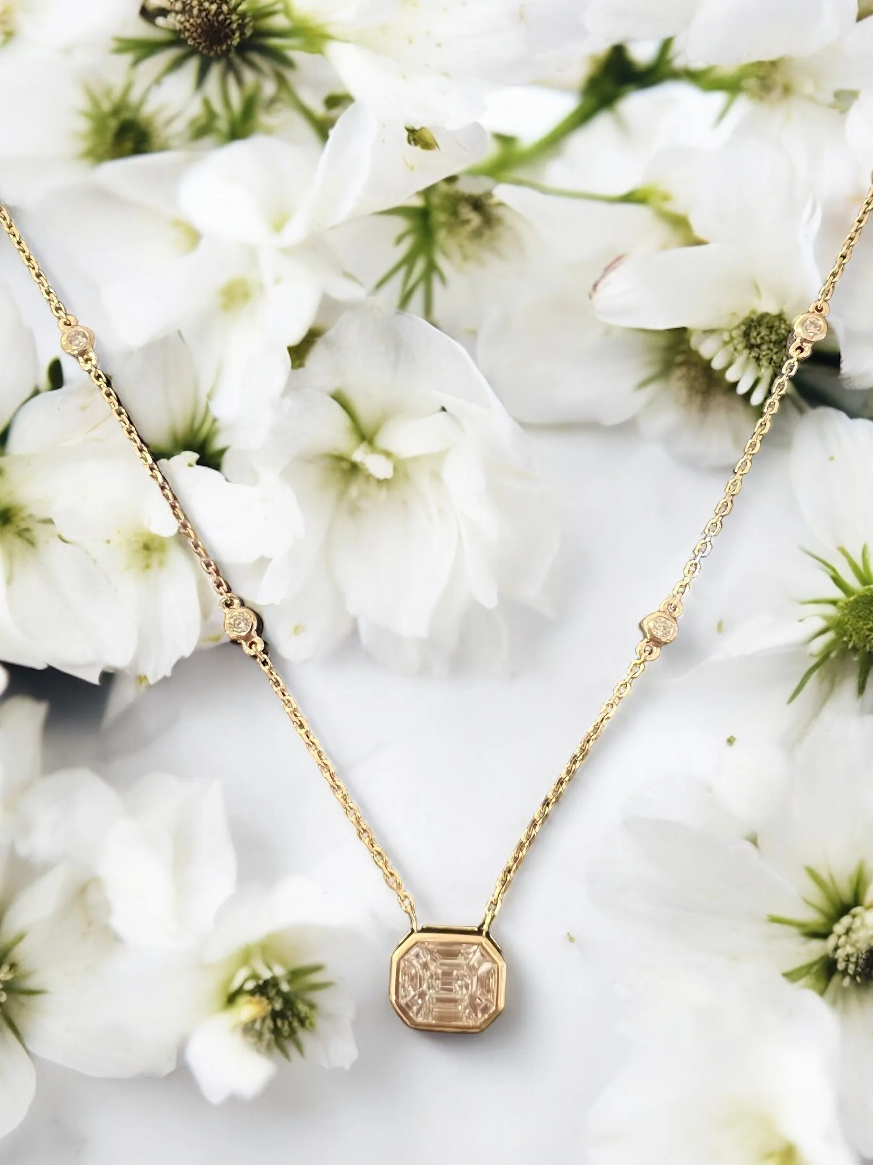 Emerald Cut necklace