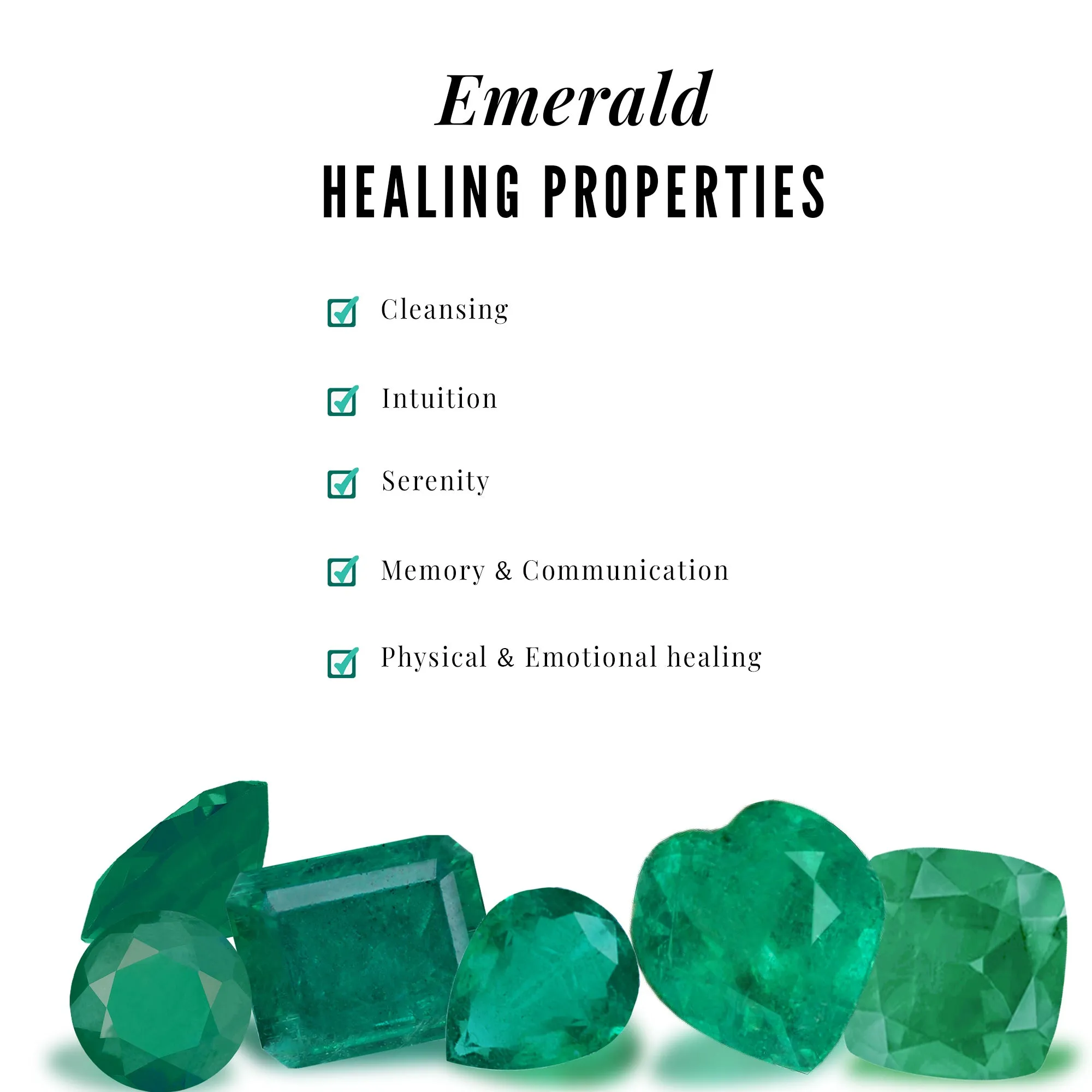 Emerald Eternity Pendant in Pave Setting