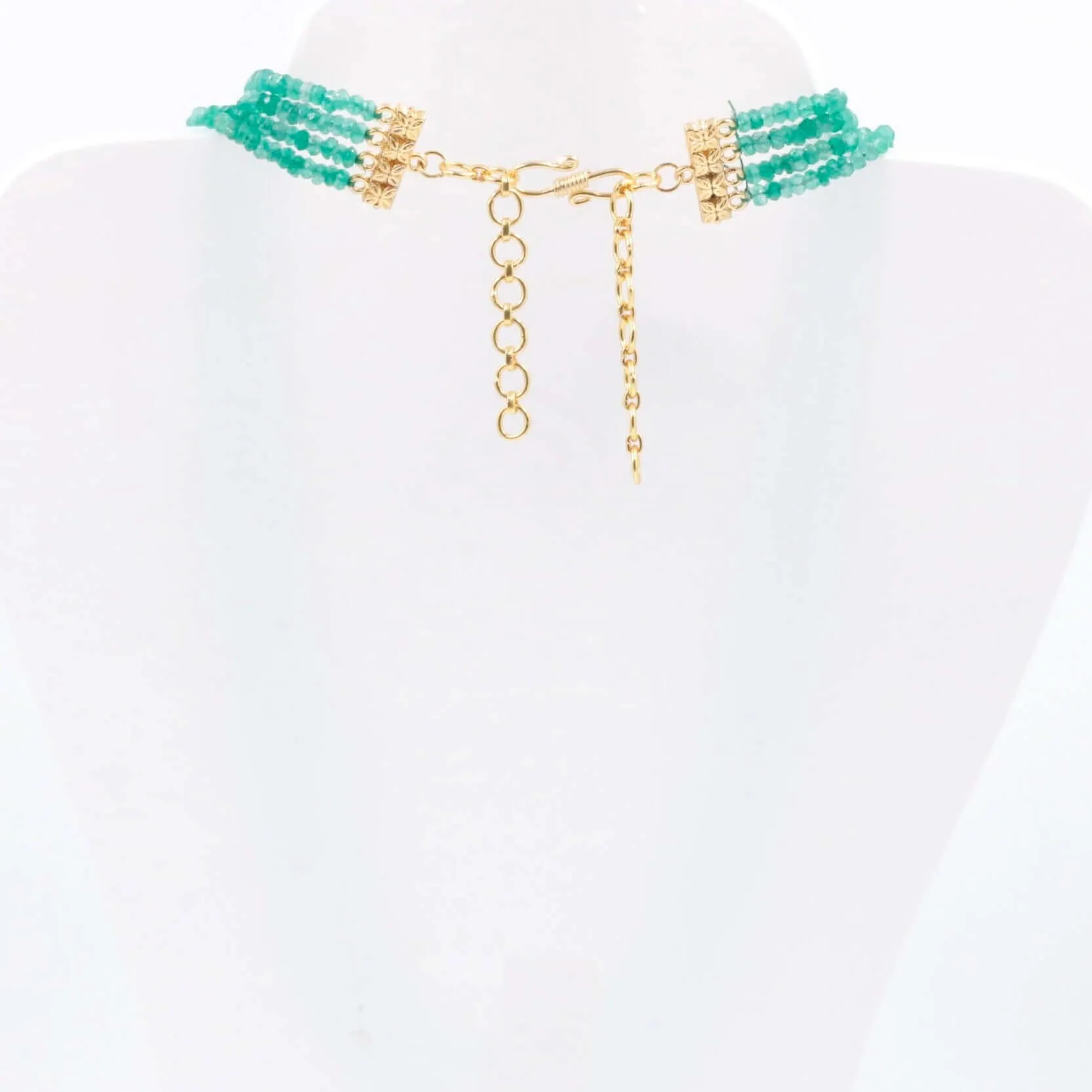Emerald Layered Necklace Layered Necklace Long Necklace Beaded Emerald Necklace Gemstone Necklace Emerald Multi Strand Necklace SKU: 6143130