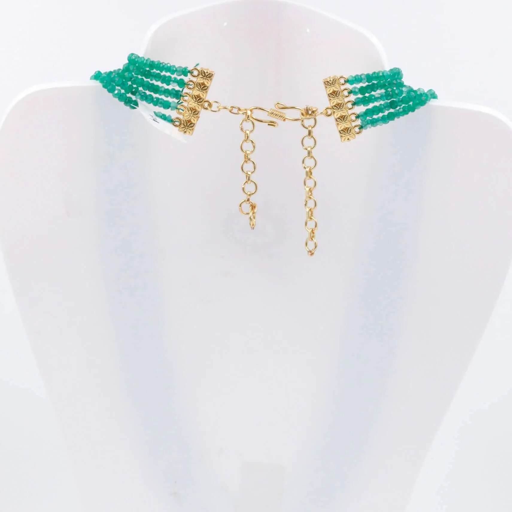 Emerald Layered Necklace Layered Necklace Long Necklace Beaded Emerald Necklace Gemstone Necklace Emerald Multi Strand Necklace SKU: 6143130
