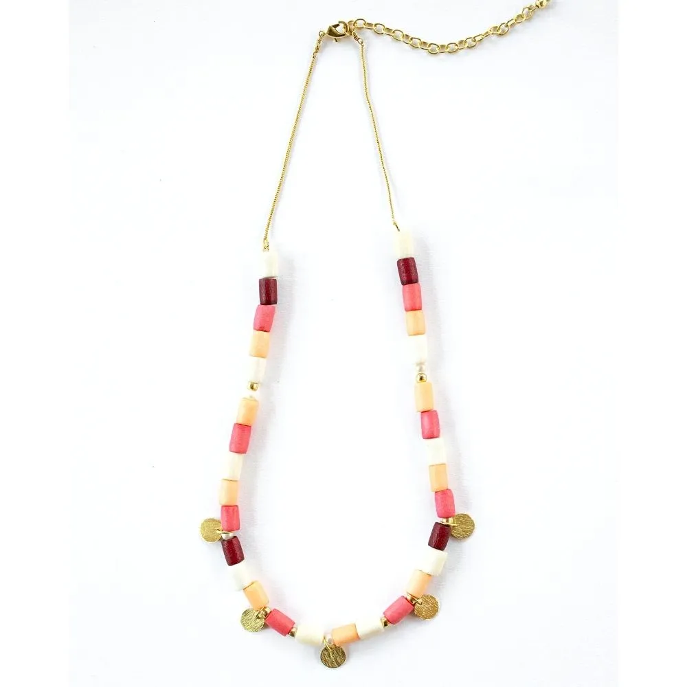 Emily Necklace Coral
