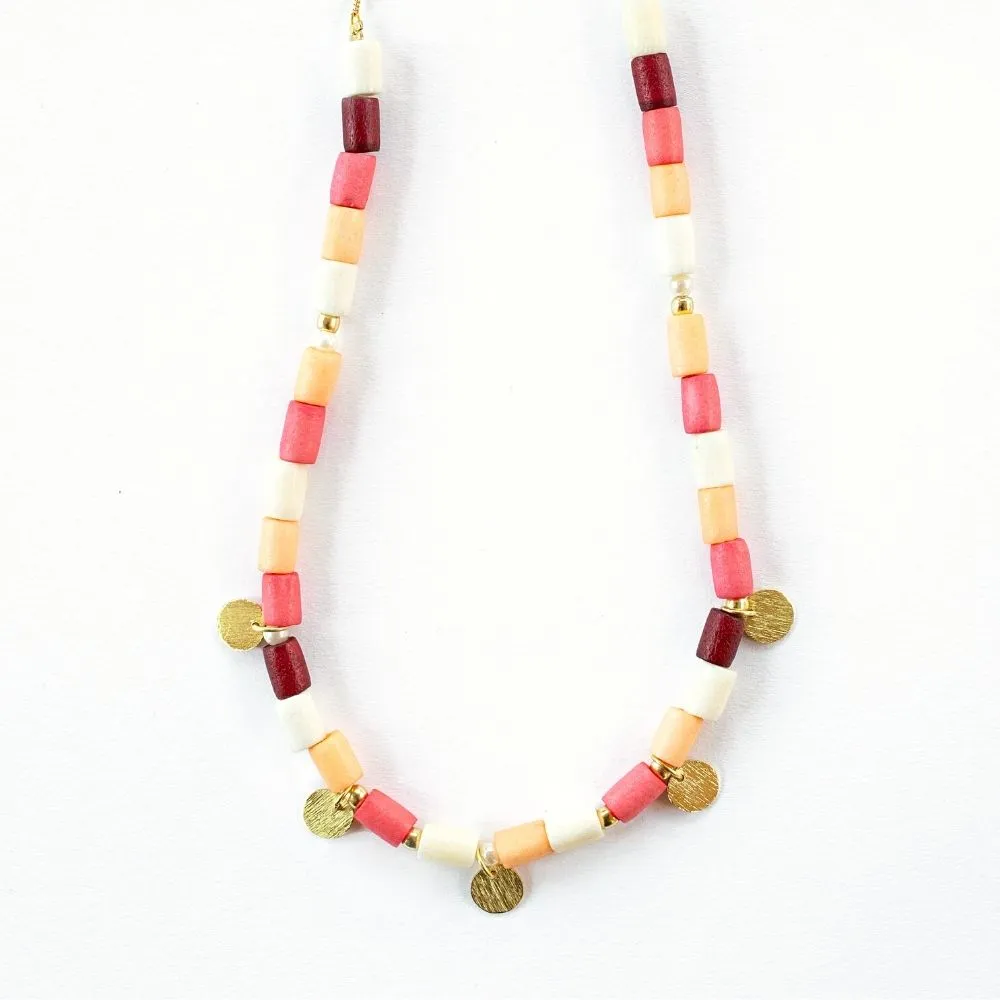 Emily Necklace Coral