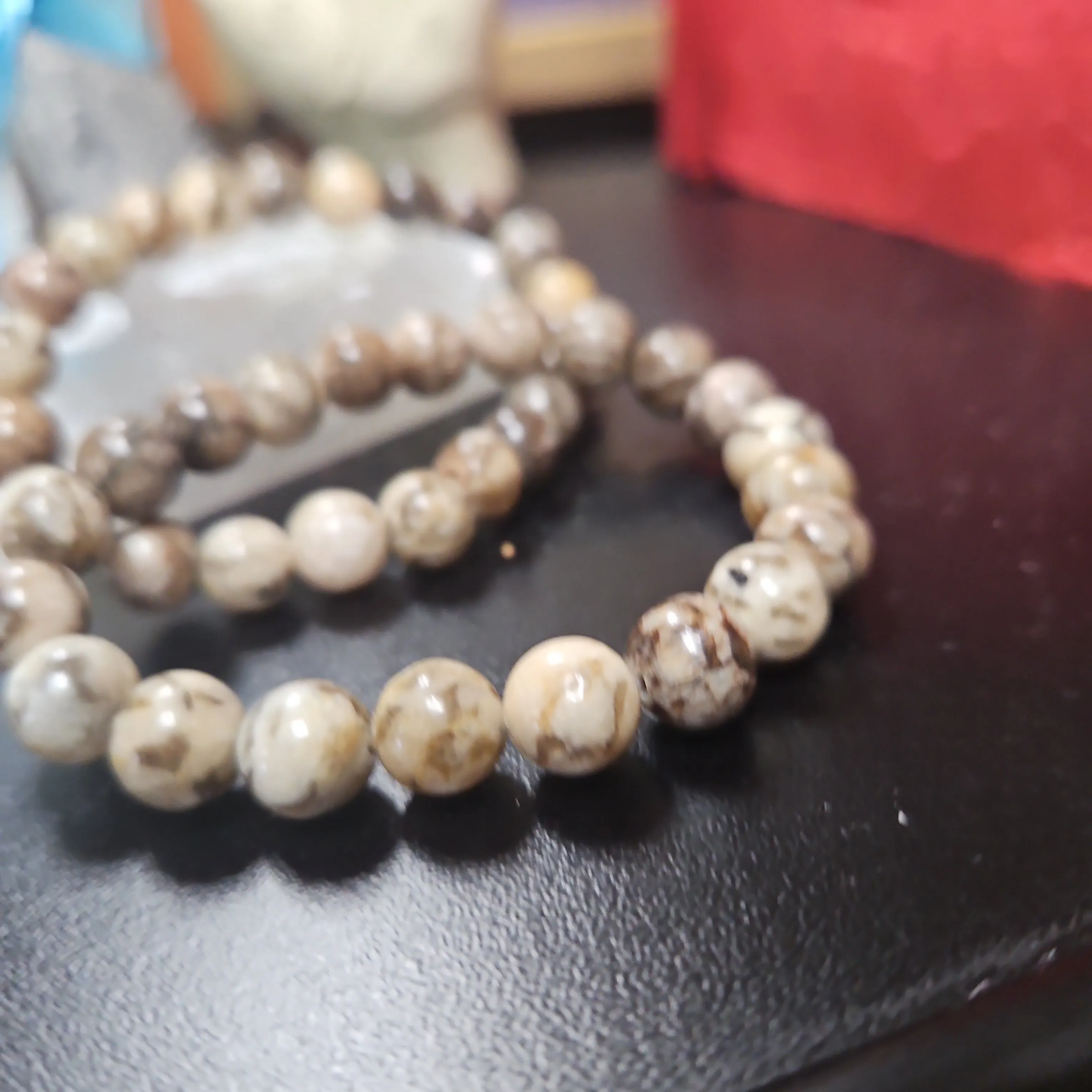 Feldspar - Bead Bracelet - 8mm