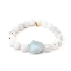 Fertility Baby Maker Bracelet | Moonstone   Aquamarine
